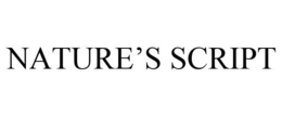 NATURE'S SCRIPT trademark