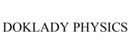 DOKLADY PHYSICS trademark