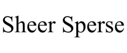 SHEER SPERSE trademark
