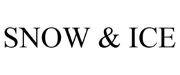 SNOW & ICE trademark