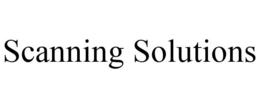 SCANNING SOLUTIONS trademark