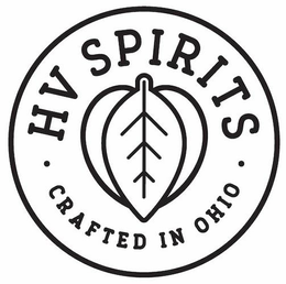 HV SPIRITS CRAFTED IN OHIO trademark