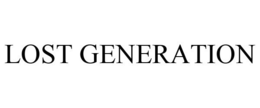 LOST GENERATION trademark