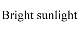 BRIGHT SUNLIGHT trademark