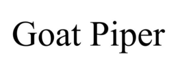 GOAT PIPER trademark