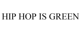 HIP HOP IS GREEN trademark