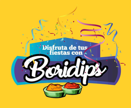 DISFRUTA DE TUS FIESTAS CON BORIDIPS trademark