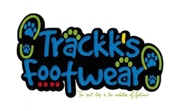 TRACKK'S FOOTWEAR THE NEXT STEP IN THE EVOLUTION OF FOOTWEAR trademark