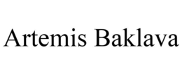 ARTEMIS BAKLAVA trademark