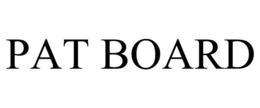 PAT BOARD trademark