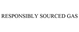 RESPONSIBLY SOURCED GAS trademark