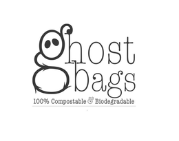 GHOST BAGS 100% COMPOSTABLE & BIODEGRADABLE trademark