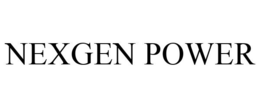 NEXGEN POWER trademark