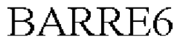 BARRE6 trademark