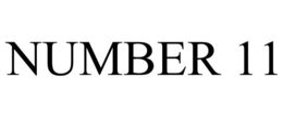 NUMBER 11 trademark