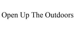 OPEN UP THE OUTDOORS trademark