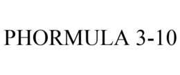 PHORMULA 3-10 trademark
