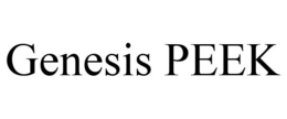GENESIS PEEK trademark