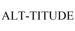 ALT-TITUDE trademark