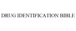 DRUG IDENTIFICATION BIBLE trademark