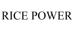 RICE POWER trademark