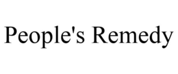 PEOPLE'S REMEDY trademark