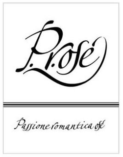 P.R.OSÉ PASSIONE ROMANTICA OSÉ trademark