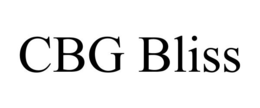CBG BLISS trademark