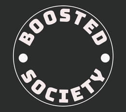 BOOSTED · SOCIETY · trademark