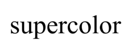 SUPERCOLOR trademark