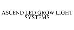 ASCEND LED GROW LIGHT SYSTEMS trademark