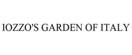 IOZZO'S GARDEN OF ITALY trademark