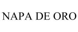 NAPA DE ORO trademark