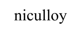 NICULLOY trademark