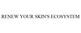 RENEW YOUR SKIN'S ECOSYSTEM trademark