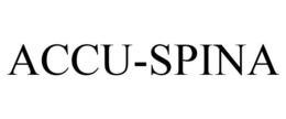 ACCU-SPINA trademark