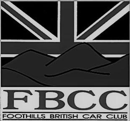 FBCC FOOTHILLS BRITISH CAR CLUB trademark
