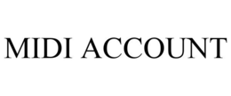 MIDI ACCOUNT trademark