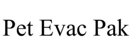 PET EVAC PAK trademark