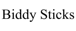BIDDY STICKS trademark