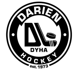 DL DARIEN HOCKEY DYHA EST. 1973 trademark