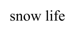 SNOW LIFE trademark