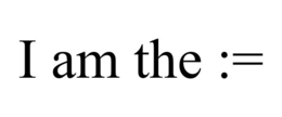 I AM THE := trademark