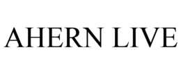 AHERN LIVE trademark