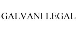 GALVANI LEGAL trademark