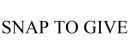 SNAP TO GIVE trademark