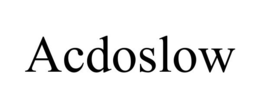 ACDOSLOW trademark