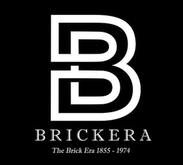 B BRICKERA THE BRICK ERA 1855 - 1974 trademark
