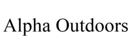 ALPHA OUTDOORS trademark