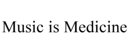 MUSIC IS MEDICINE trademark